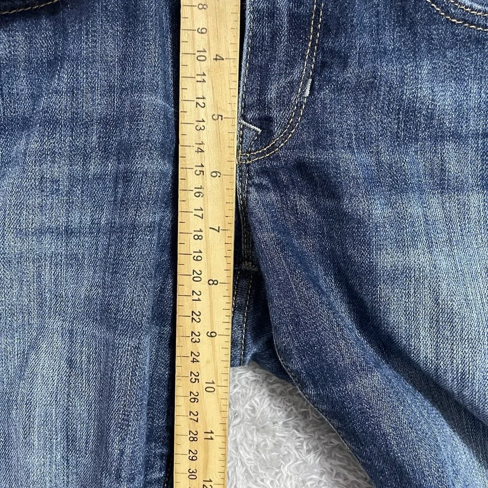 Gap 1969 Jeans Womens Real Straight Size 28/6a‎ Dark Wash Denim Blue Low Rise